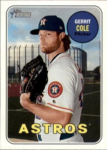 2018 Topps Heritage #715 Gerrit Cole - Bild 1 von 2
