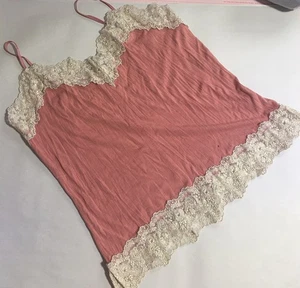 Speechless Vintage y2k Lace Cami Teddy Tank Romantic Boho Adjustable Straps Med - Picture 1 of 10