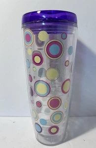 American Tumbler Bubbles Or Dots Design 26oz Cup With Lid Made In USA - Picture 1 of 14