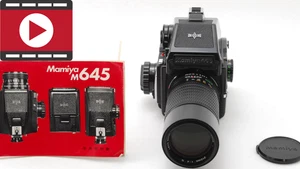 [EXC+5] Mamiya M645 SUPER Film Camera Finder SEKOR C 210mm F4 N Lens From JAPAN - Picture 1 of 10