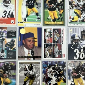 Jerome Bettis RC Lot - 1993 - 2004 Pittsburgh Steelers Los Angeles Rams NM+ HOF - Picture 1 of 7