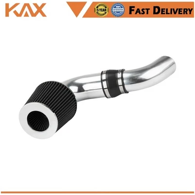 Kit de admisión de aire frío + filtro negro 3,5 pulgadas para Chevrolet S10 V6 1996-2003 4,3 L Foto 1 de 4