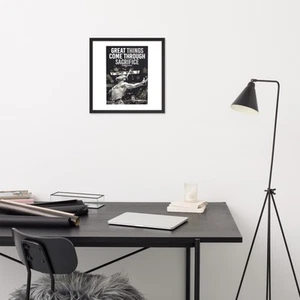 MMA Motivational Wall Art Design | Entrepreneur Wall Art | Modern Office Decor - Picture 1 of 4