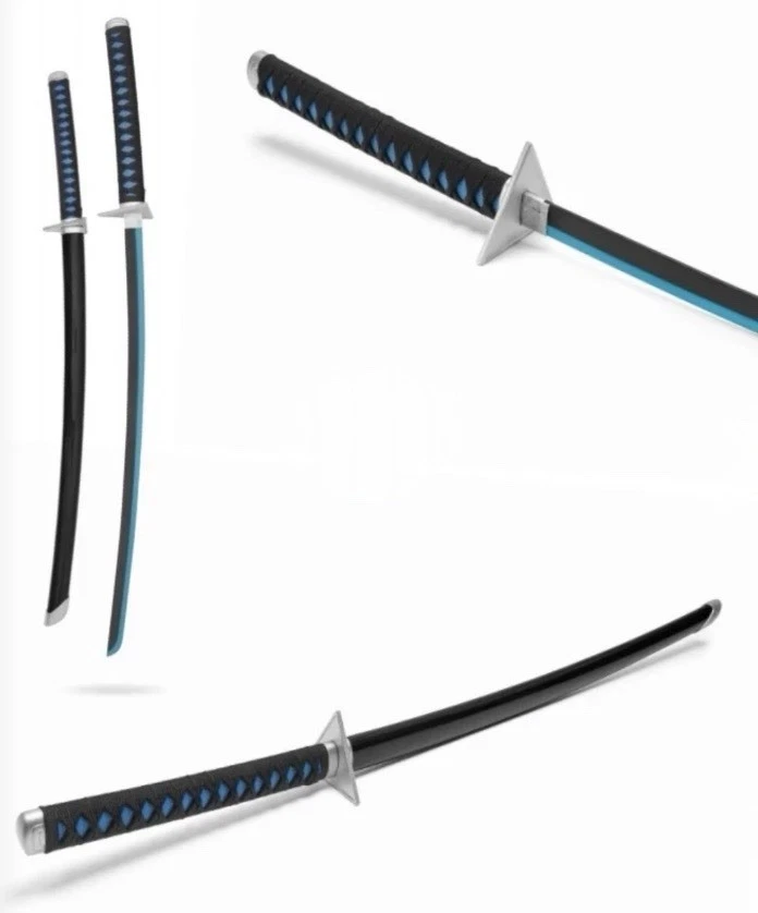 Nagao Kei’s Green Ouma Empire Katana Sword Unsharpened Metal 39” - Image 1 of 1