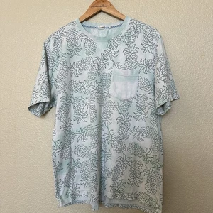 sovereign code shirt Pineapple Print Front Pocket Men’s XL - Picture 1 of 7