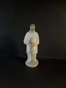 ZBS Tschechisch Böhmische Kunst Glas Gynäkologe Arzt Baby Figur Skulptur Vintage - Bild 1 von 12