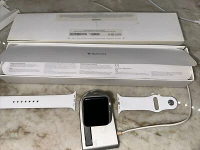 Apple Watch S1 42mm Silver Stainless Steel  Band & Case Model A1803 *PARTS ONLY* - Image 1 of 4