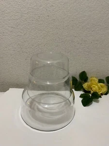 Set of 3 Bormioli Rocco Italy Round 9” 7”&6” Glass Dip Serving Dish Bowl G10 - Picture 1 of 13