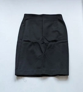 RARE Genuine Vintage Gianni VERSACE Black Skirt, size IT 42, size UK 10 - Picture 1 of 3