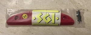 SGI Sure Grip NOS OG Vintage Tailbone Skid Red 8.5 with Hardware & Sticker - Picture 1 of 3