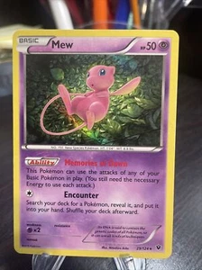 2016 Near Mint NM HOLO BLEED Pokemon Mew 29/124 HoloXY Fates Collide - Picture 1 of 3