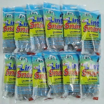 O'MALLEY MANUFACTURING INC 24 O'Malley Lint Snares Aluminum Laundry Sink Washing Machine Drain Trap Snare