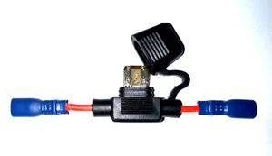 Pre crimp mini fuse holder with 7.5 amp fuse - Picture 1 of 2