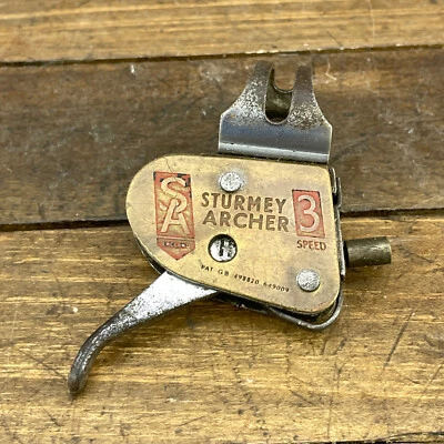 Vintage Sturmey Archer Shifter Brass Color Trigger Switch Shift Lever AW 3 Speed - Image 1 of 4