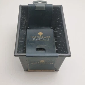 Masterclass Loaf Tins Professional Perforated Crusty Bake Box Side Bread Baking - Picture 1 of 9
