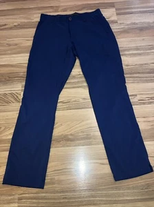 Under Armour Showdown Golf Pants Mens 34x32 Blue Lightweight Stretch Tapered - Picture 1 of 5