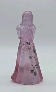 Fenton Glass Iridescent Sister Figurine 95th Anniversary Hand Painted *Signed* - Picture 1 of 6