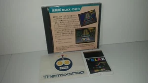 125-172 NEC PC ENGINE HU CARD HUCARD KLAX FIRST PAGE BENT BUT WORKS - Imagen 1 de 8
