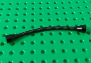 *BRAND NEW* Lego Hose Black Flexible Round Ends for Classic Spaceships etc x 1 - Picture 1 of 3