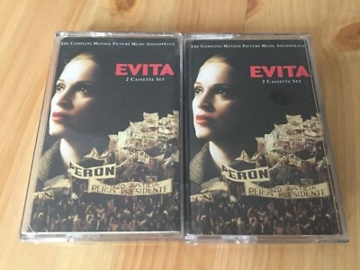 Evita The Complete Motion Picture Music Soundtrack 2X Cassette Tape (1996) - Image 1 of 4