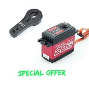 Power HD LF-20MG Estándar Digital Alto Torque con Servo CUERNO NEGRO ARRMA GRANITO - Imagen 1 de 2