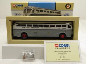 Corgi 98467 Classics Public Service New Jersey Yellow Coach 743 NIB - Picture 1 of 9