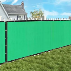 6 X 50ft Privacy Fence Cover Screen Fencing Mesh Shade Net Cover for Garden Yard - Picture 1 of 12
