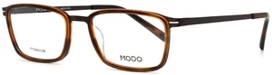 MODO 4530 TRT Tortoise Mens Rectangle Full Rim Eyeglasses 50-17-143 B:32 - Picture 1 of 15
