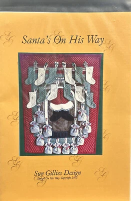 Santa’s In His way Quilt Pattern By Sun Gillies Designs - Image 1 of 3