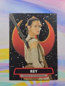 2015 Topps Reise zum Erwachen der Macht Helden des Widerstands | Rey #R-1 - Bild 1 von 2