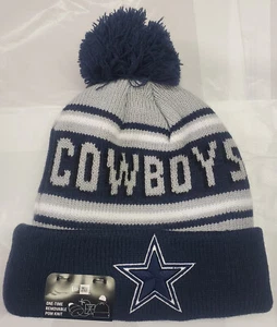 Dallas Cowboys New Era Cuffed Cheer Knit Stocking Cap - NFL - Picture 1 of 2