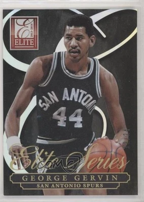 2013-14 Panini Elite Elite Series Gold /24 George Gervin #37 HOF - Image 1 of 2