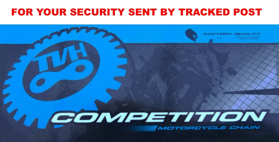 Kawasaki KLX140G cadena trasera (2017-2020) 428x134 - TVH resistente actualización negra Foto 1 de 1