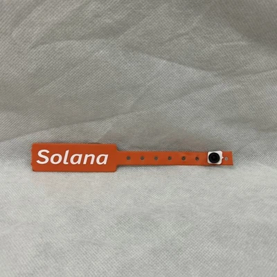 Benidorm Prop Solana Orange Series 7 Wristband Used  ITV Comedy series prop coa  - Image 1 of 4