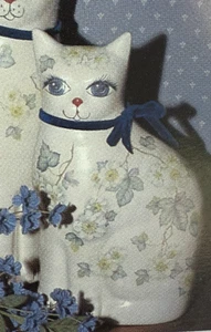 VINTAGE BOOTHE CERAMIC MOLD #231 SMALL COUNTRY CAT - Picture 1 of 13