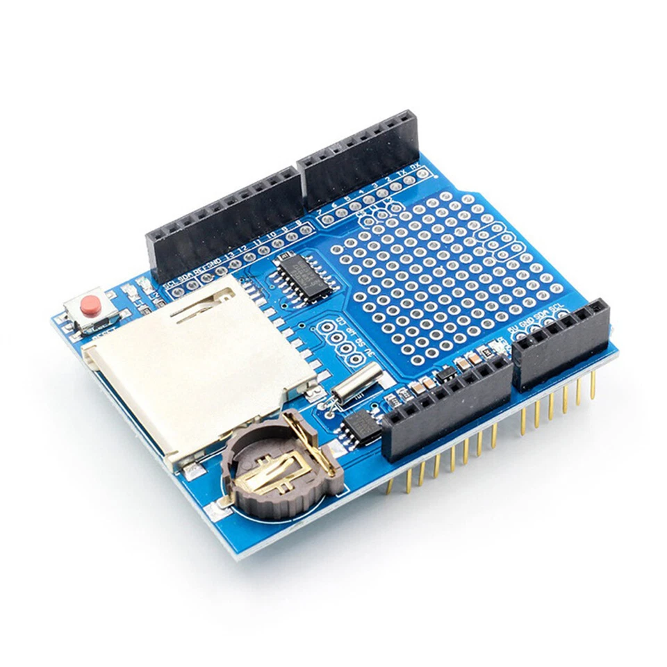 New Data Logger Module Logging Recorder Shield V1.0 For Arduino SD Card Slot - Image 1 of 1