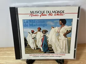 Music From the World Musique Du Monde Columbia La Maxima de Manungo CD - Foto 1 di 3