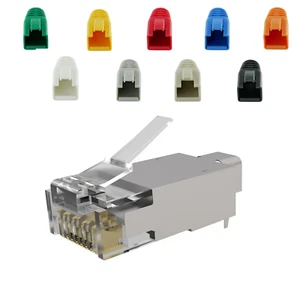 RJ 45 Netzwerkstecker  für Cat 7 Verlegekabel LAN Datenkabel AWG 24 26 10 GbE - Bild 1 von 124