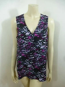 *Banana Republic* NWT New Multi-Color Cap Sleeve Woman Top Blouse Size M - Picture 1 of 4