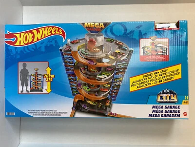 Mattel Hot Wheels City Mega Garage Playset with Elevator & Room for 40+ Cars - Image 1 of 4