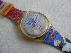 1993 Swatch Stoppuhr Los Angeles 1932 SSZ100 - Bild 1 von 6
