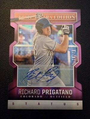 2014 Elite Extra Edition Richard Prigatano AUTOGRAPH Rockies 16/75 - Image 1 of 2