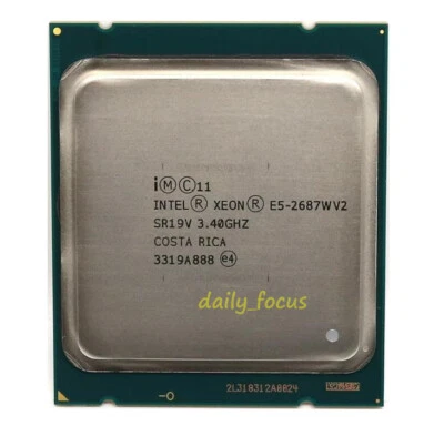 Intel Xeon E5-2687W v2 3.4 GHz LGA2011 8 cores 16 t SR19V CPU Processor 25 MB - Image 1 of 4