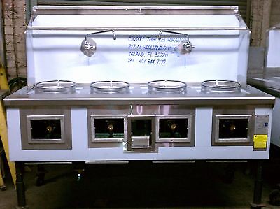 4 Hole 4 Burner CPA-4 Chinese Wok Range NSF & CSA NEW Contact Us For Details! • 4,650$