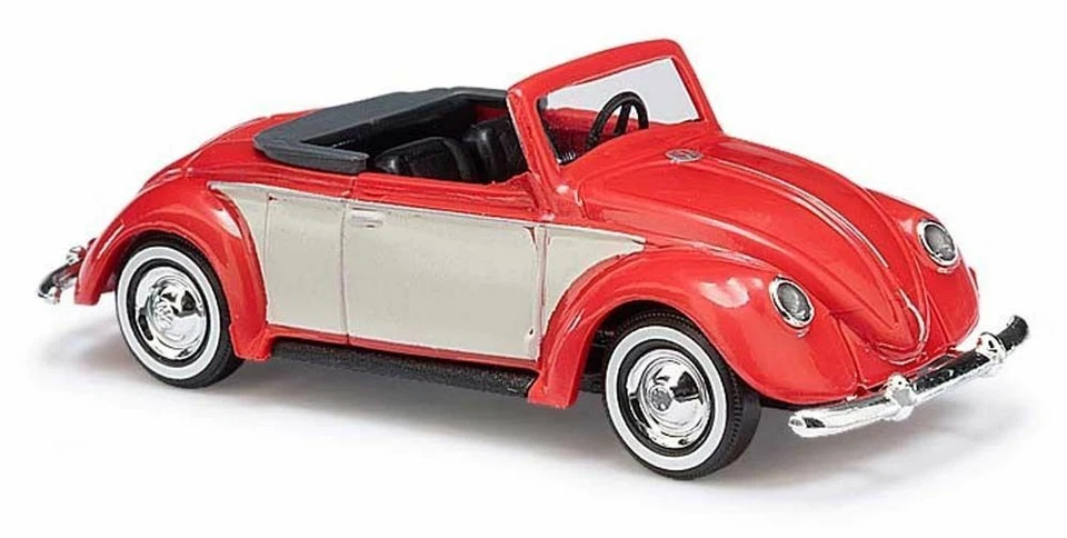 Busch 46705 VW Hebmüller Cabrio weiß/rot HO NEU - Bild 1 von 1