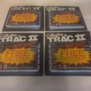 Gillette Tract 11 Doppelklingen Patronen neu 4er-Packungen: insgesamt 24 kostenloser Versand - Bild 1 von 6