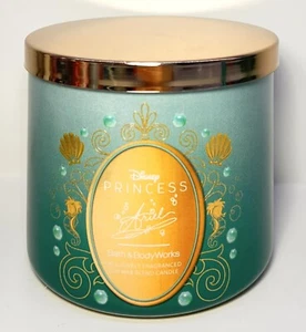 ✨Bath & Body Works ARIEL DISNEY PRINCESS 3-Wick Limited Candle 14.5 Oz✨ - Picture 1 of 2