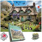 1000 Piece Jigsaw Puzzle Dogs In A Spring Cottage Garden For Adults &amp; Kids