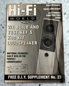 Hi-Fi WORLD Hi-Fi Supplement vintage Audio Hi-Fi magazine NO 23 AUGUST 1996 - Imagen 1 de 3