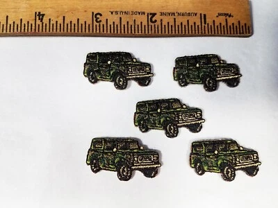 5 Camouflage Safari Dune Buggy Military Jeep Child Iron On Patches 1.25 x .75 In - Image 1 of 2